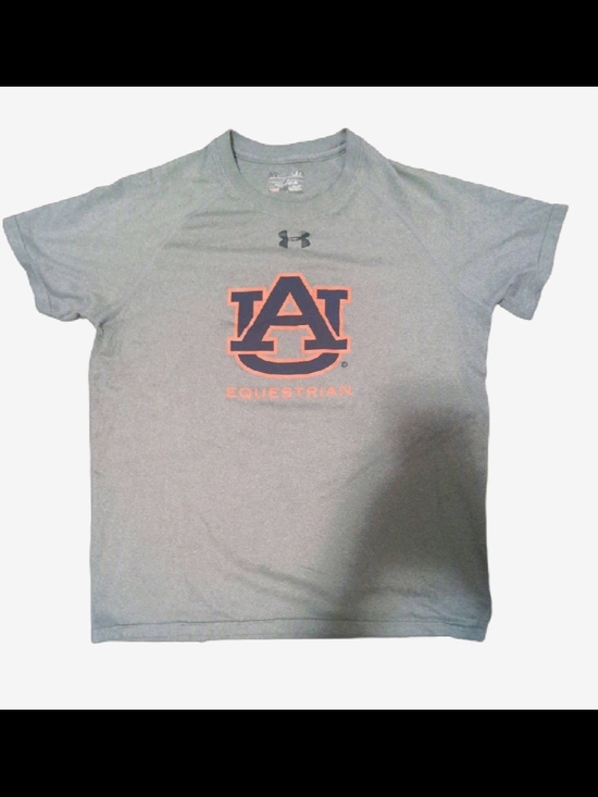 Under Armour Other - Under Armour Gray Short Sleeve Auburn University Equestrian Tee